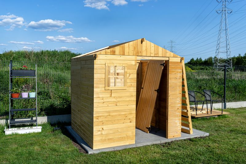 Lean To Sheds in Spring